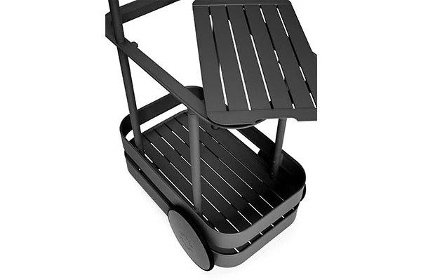 Anthracite Jolly Trolley Lighted Bar Cart - Image 11