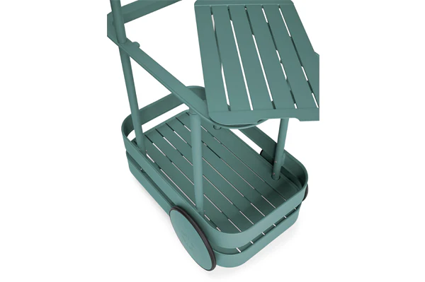 Dark Sage Jolly Trolley Lighted Bar Cart - Image 13