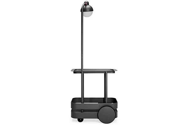 Anthracite Jolly Trolley Lighted Bar Cart - Image 5