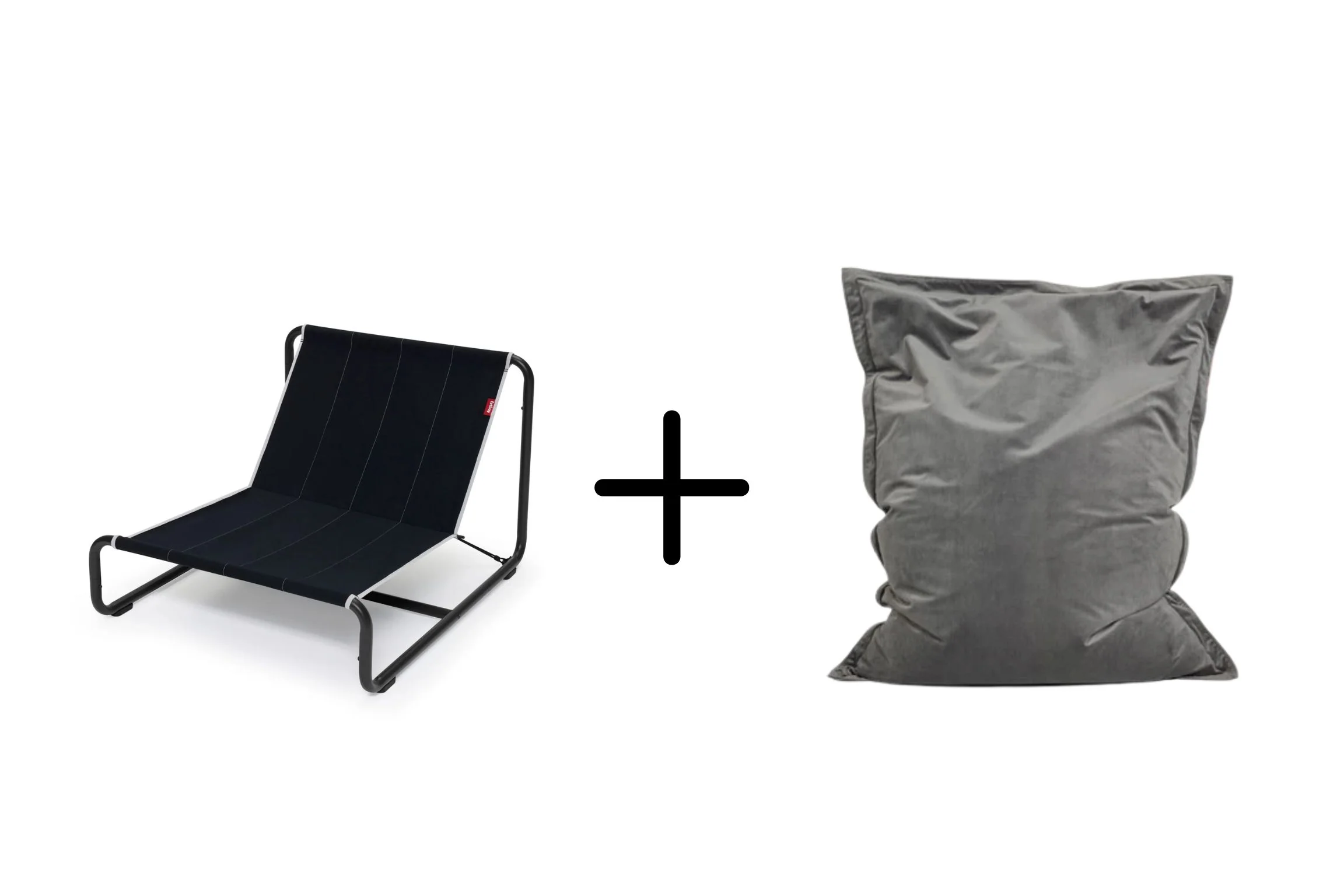 Original Slim Recycled Velvet Beanbag Chair + Beanbase Bundle - Image 17