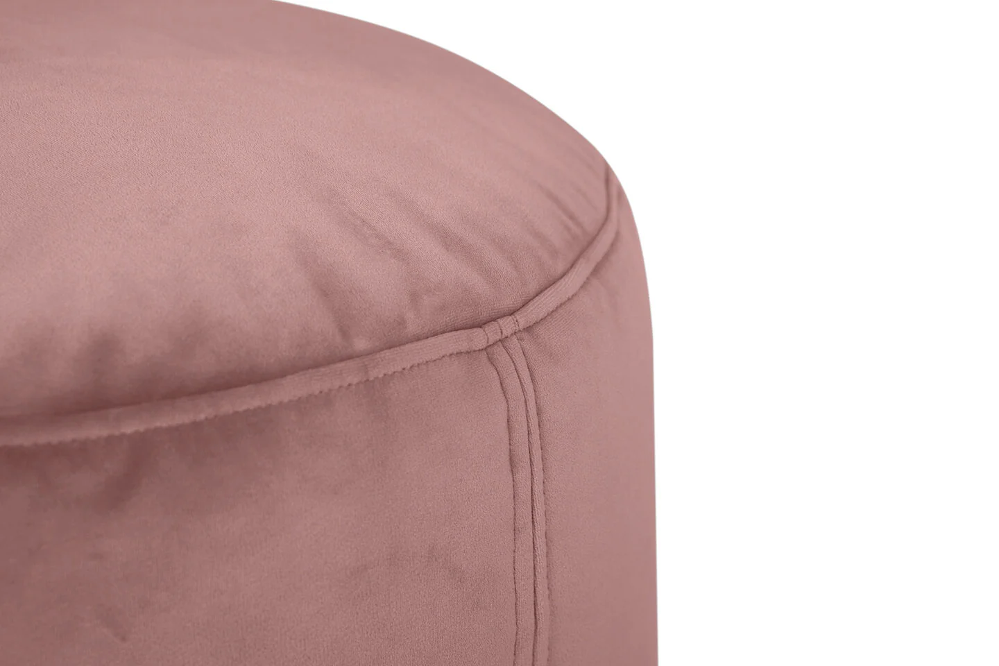 Point Recycled Velvet Pouf Ottoman - Image 14