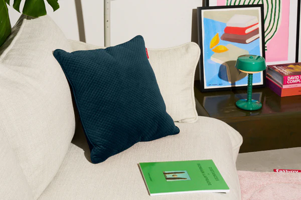 Square Recycled Royal Velvet Accent Pillow - Image 10