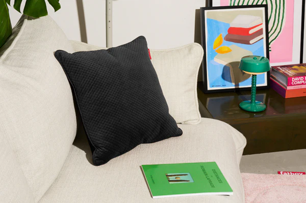 Square Recycled Royal Velvet Accent Pillow - Image 5