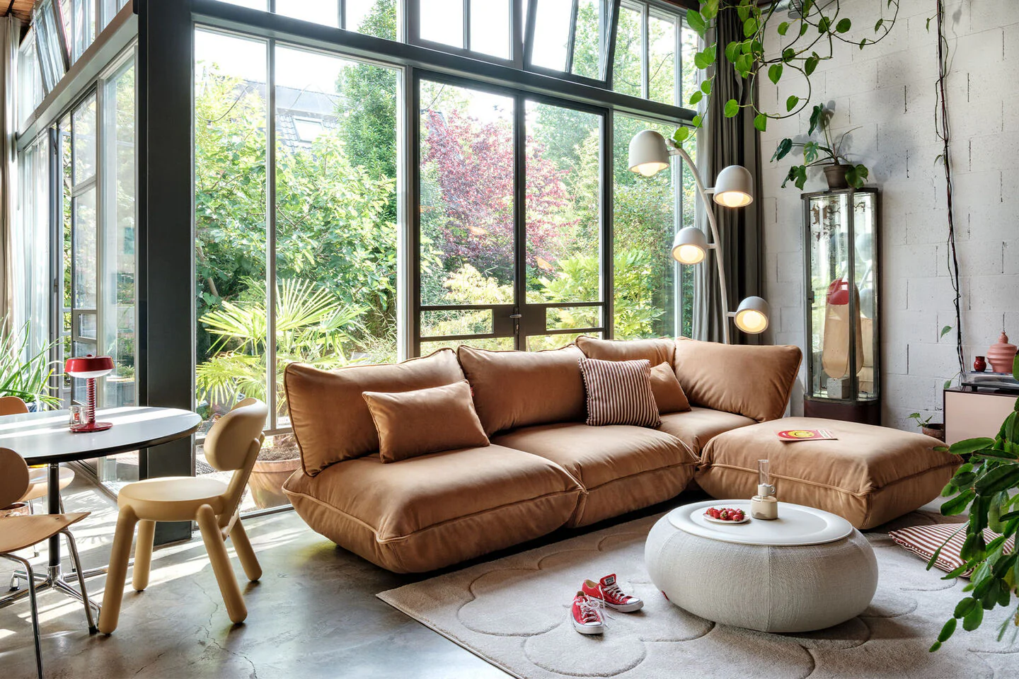 Sumo Corner Sofa Recycled Velvet - Image 12
