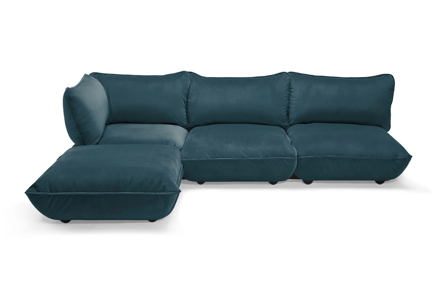 Sumo Corner Sofa Recycled Velvet - Image 3