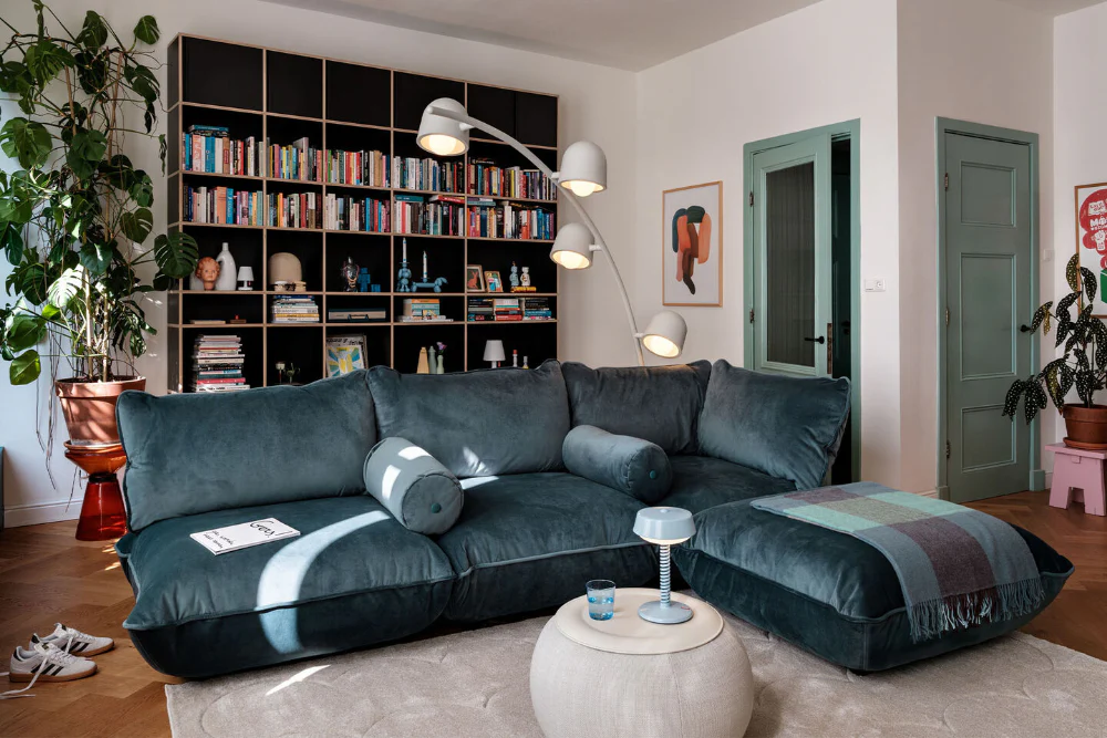 Sumo Corner Sofa Recycled Velvet - Image 7