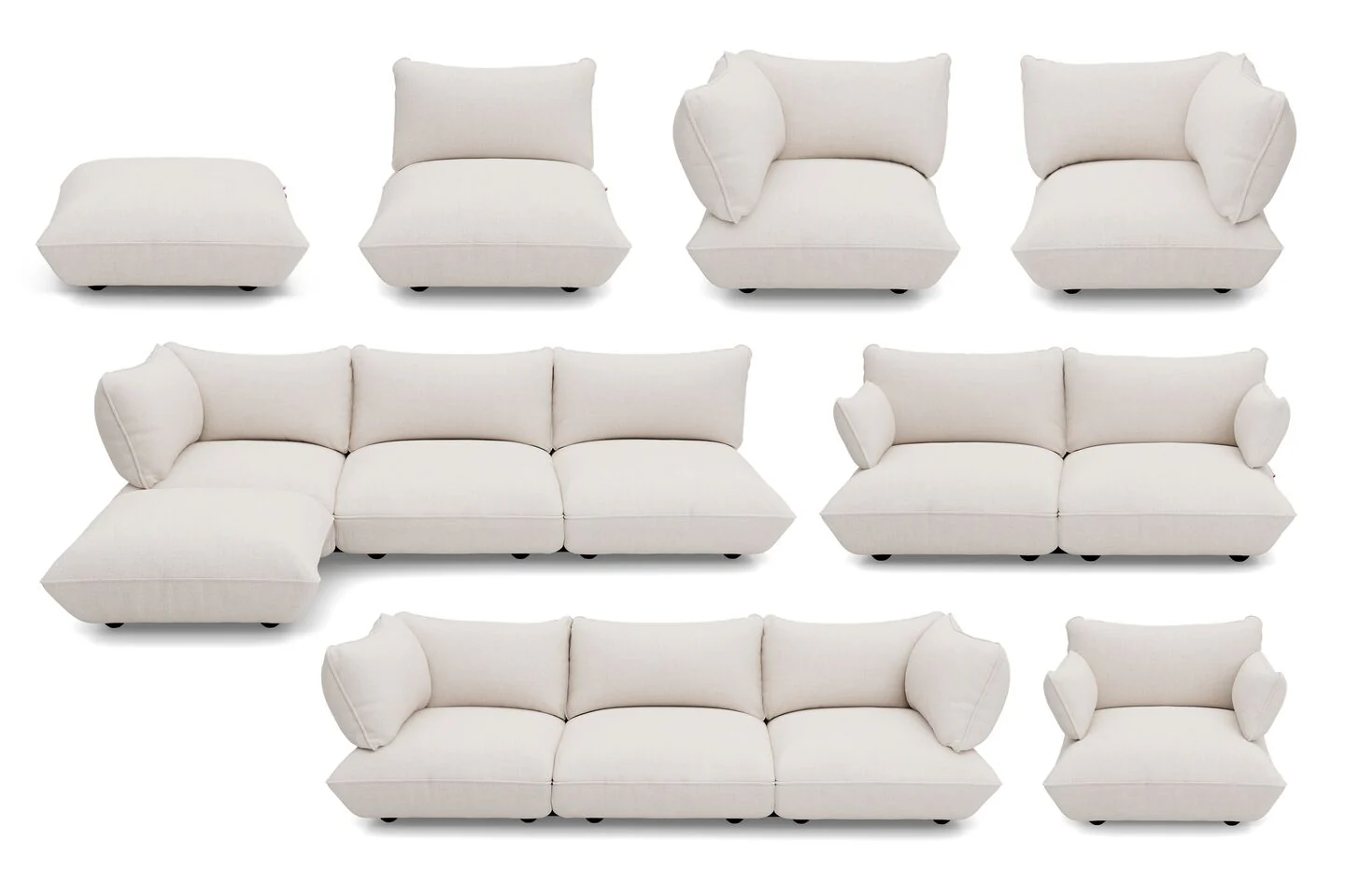 Sumo Hocker Recycled Boucle - Image 7
