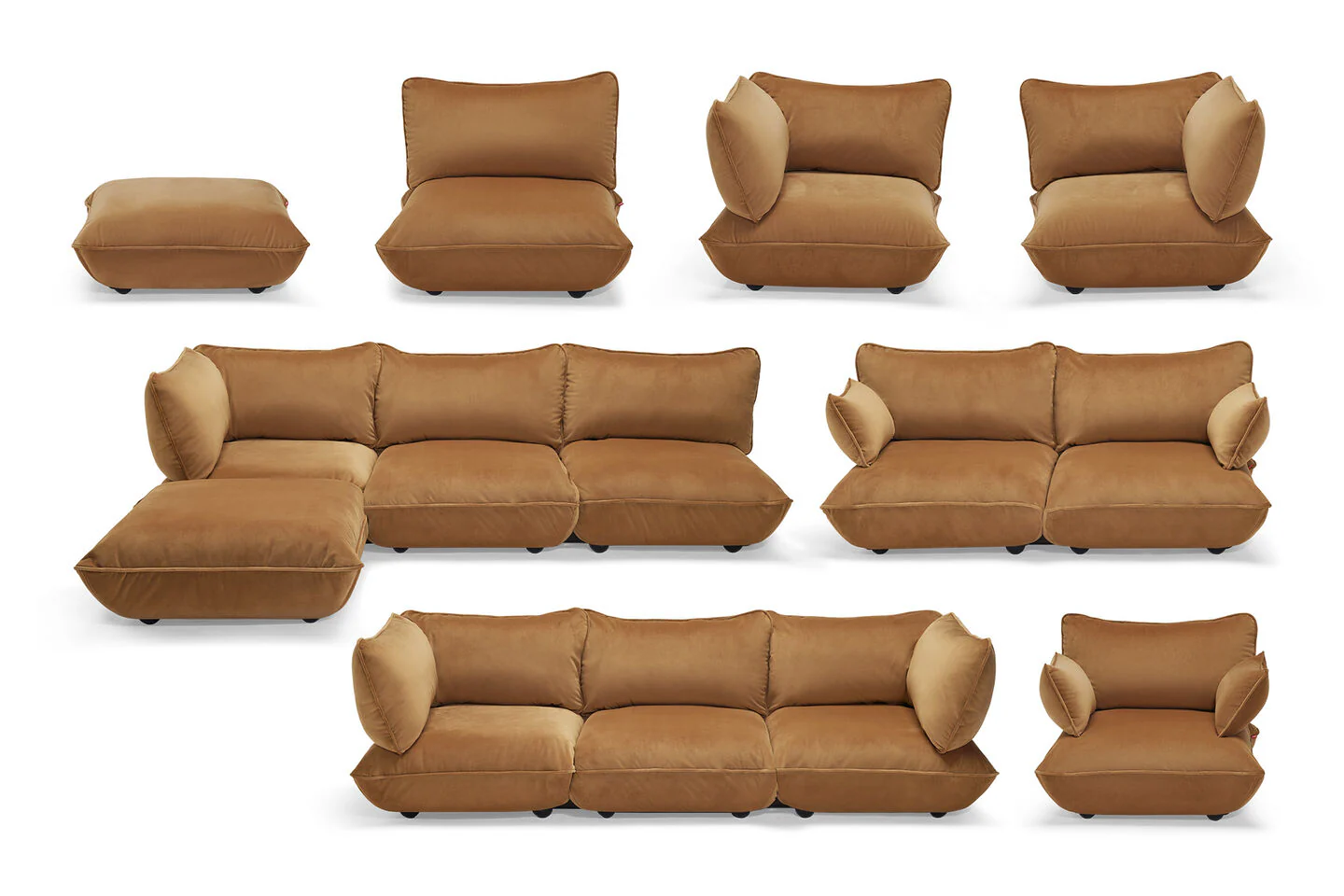 Sumo Loveseat Recycled Velvet - Image 10