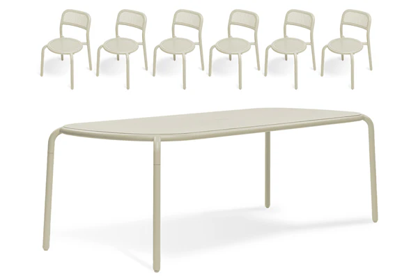 Toni Tablo Table Set + 6 Chairs - Image 11